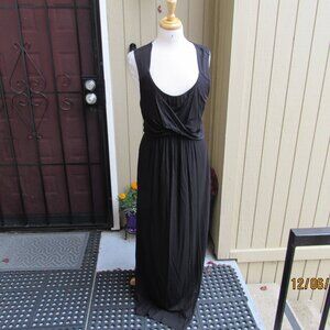 #674  NEW WOMAN'S LONG BLACK DRESS BY SOMA  (SIZE XL)